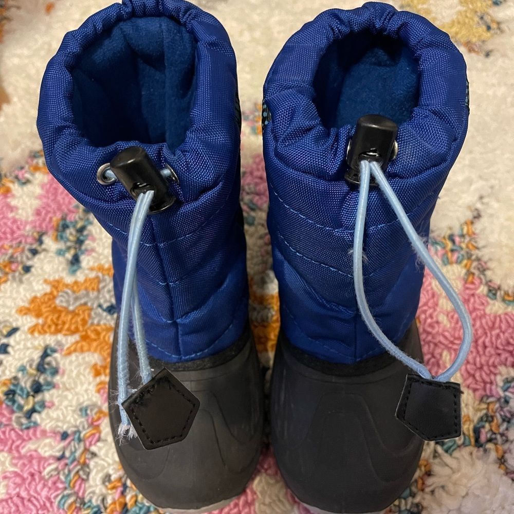 Zella Boys Blue Snow Boots Size 12